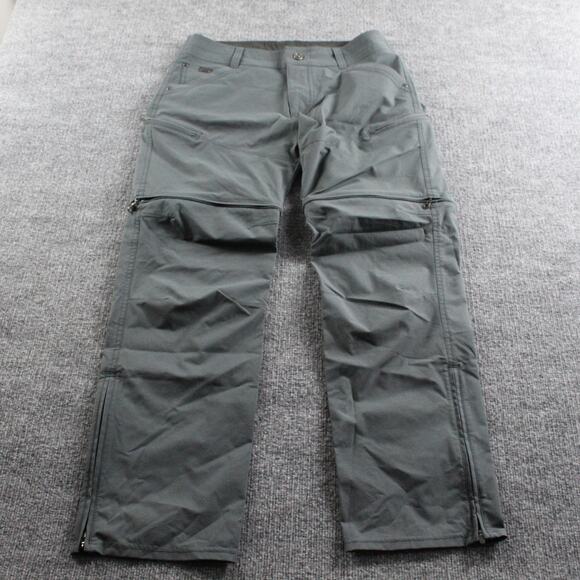 Kuhl Pants Mens 32x30 Silencr Convertible Gray Ripstop Hiking Zip Off Outdoor - Picture 1 of 14